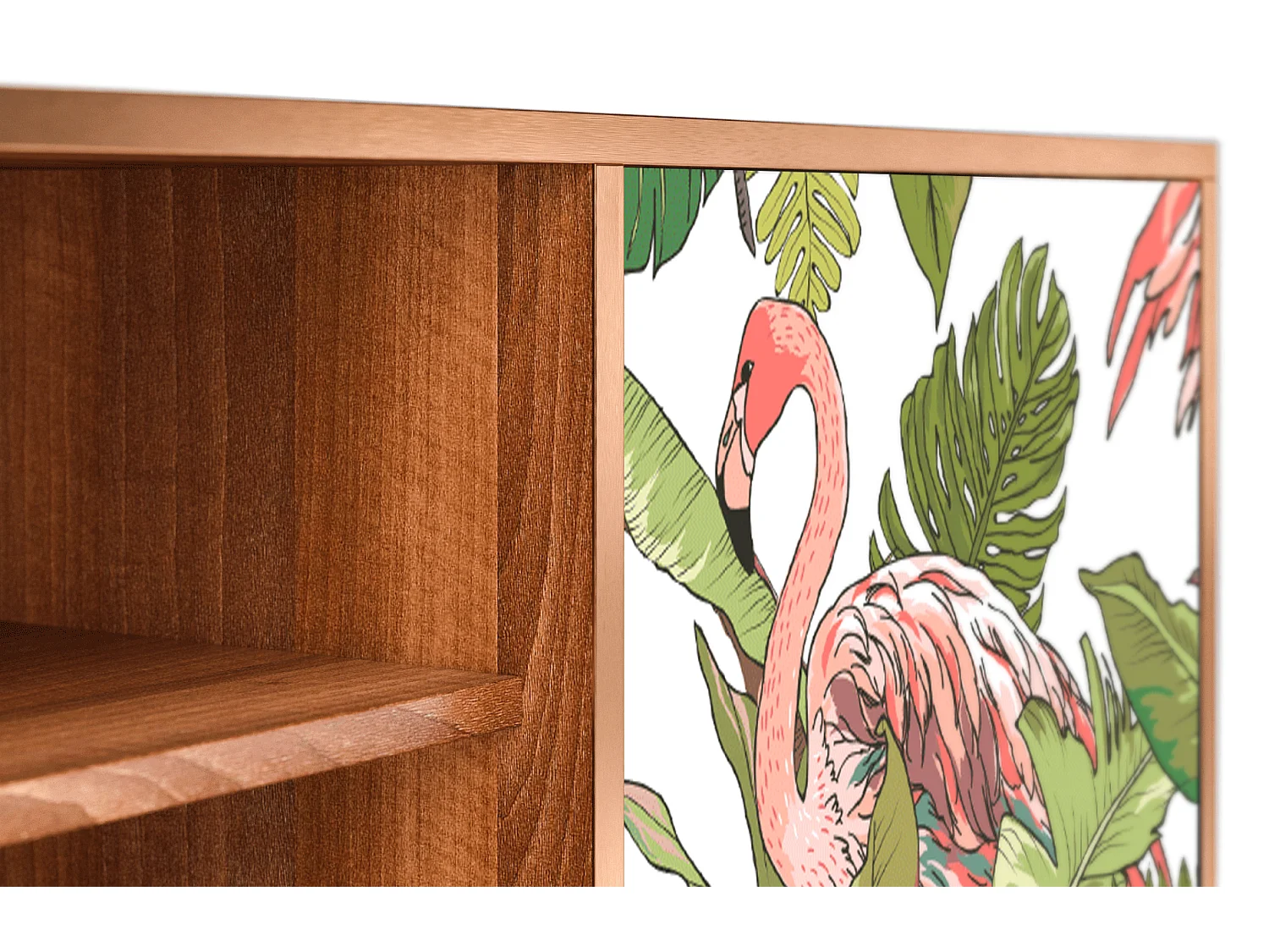 TV-meubel - 170х69х48 cm - T2 - Sweet Flamingo, Walnoot
