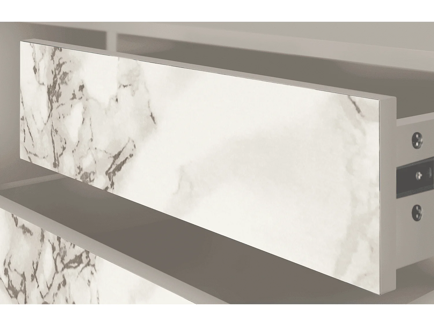 Meuble TV - 170х59х48 cm - T4 - Milk Marble, Sable