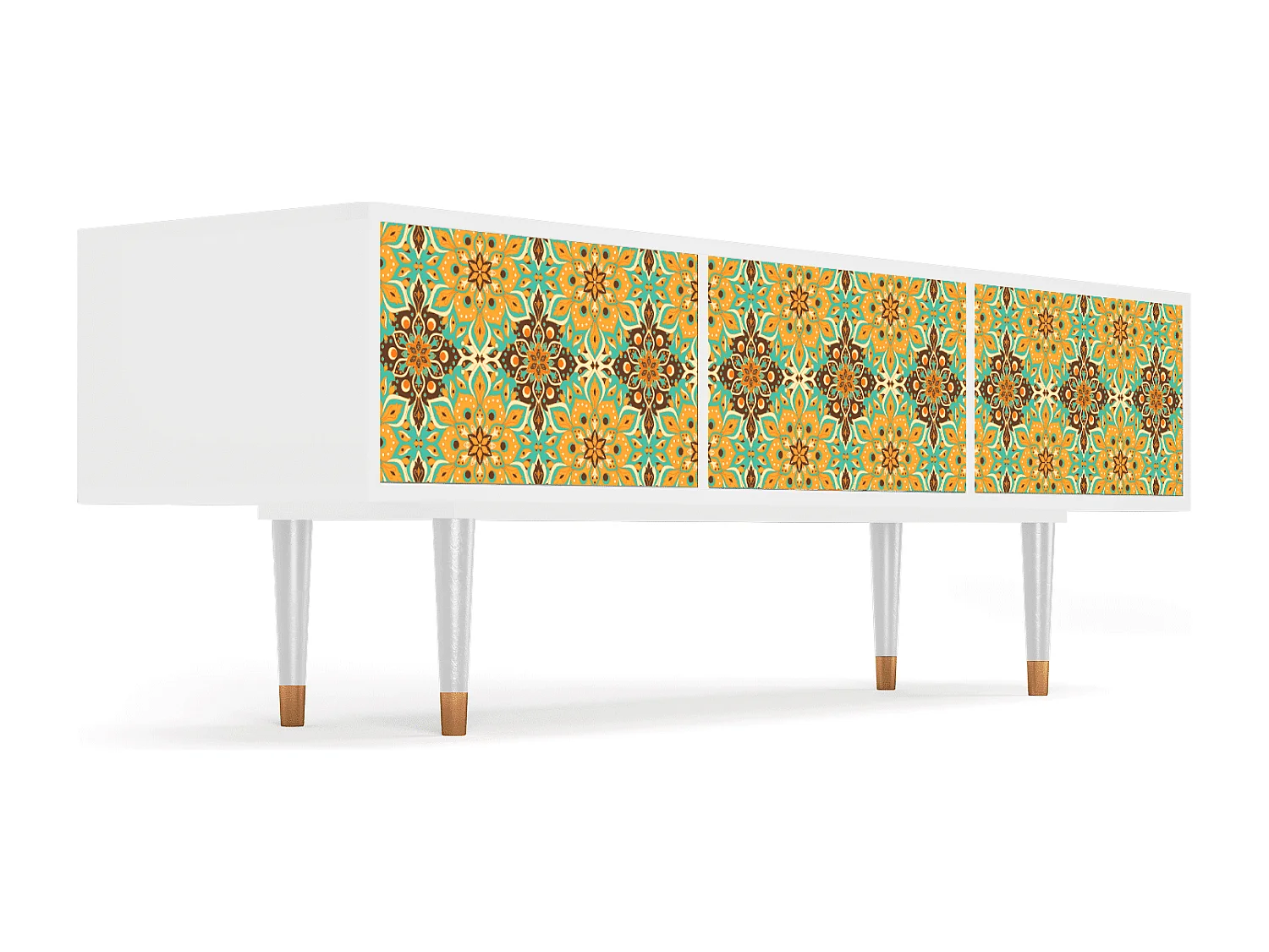 TV-Möbel - 170х59х48 cm - T4 - Indian Spices, Weiß