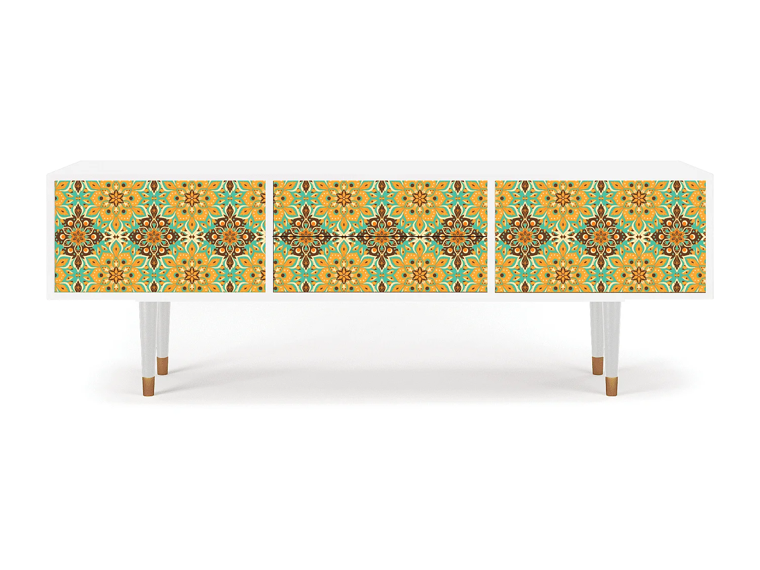 Meuble TV - 170х59х48 cm - T4 - Indian Spices, Blanc