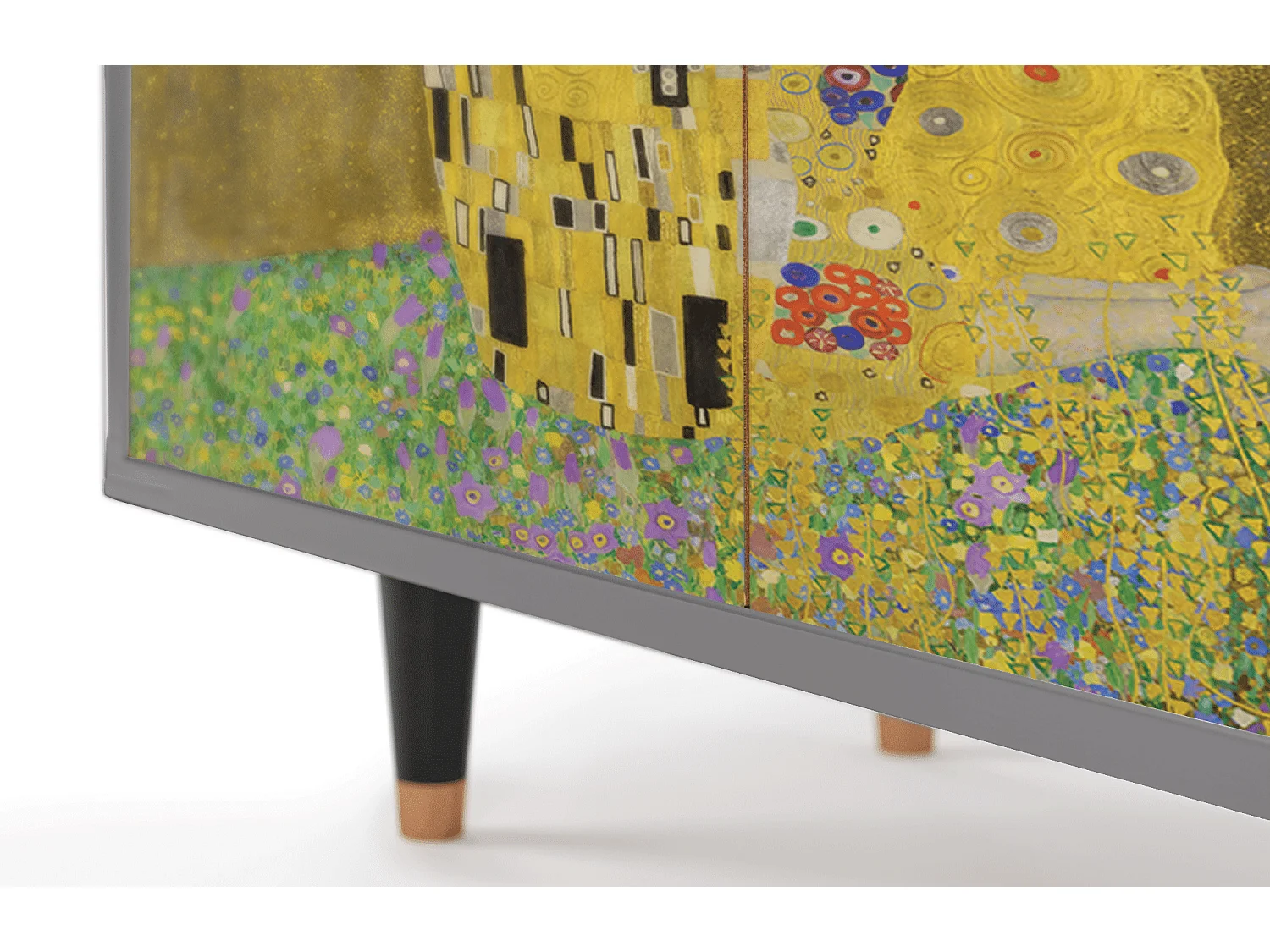Sideboard - 94x96x48 cm - BS3 - The Kiss by Klimt , Grau