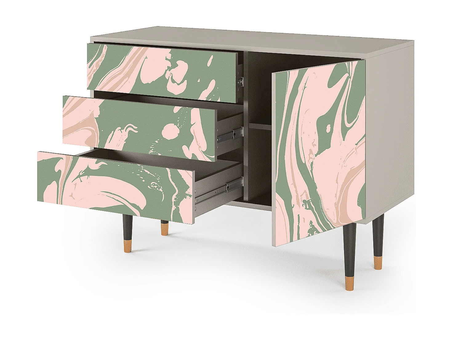 Credenza - 115х84х41 cm - S3 - Aquarelle, Sabbia