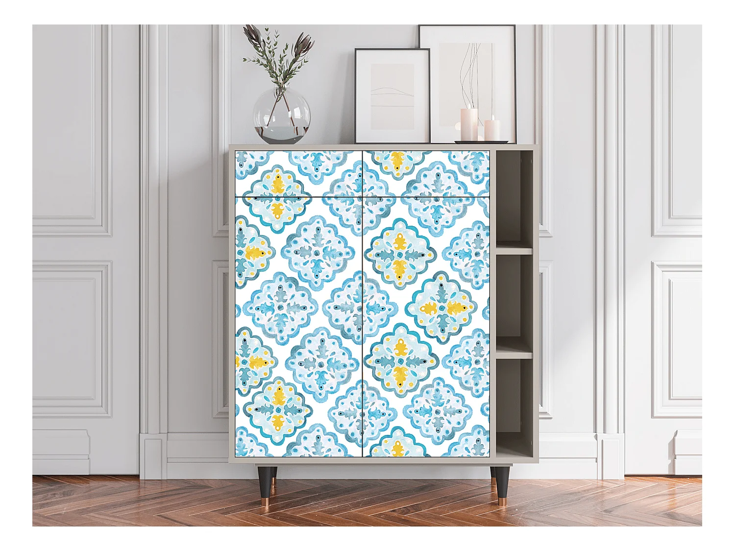 Credenza - 96х110х41 cm - BS6 - Portugese tiles, Sabbia