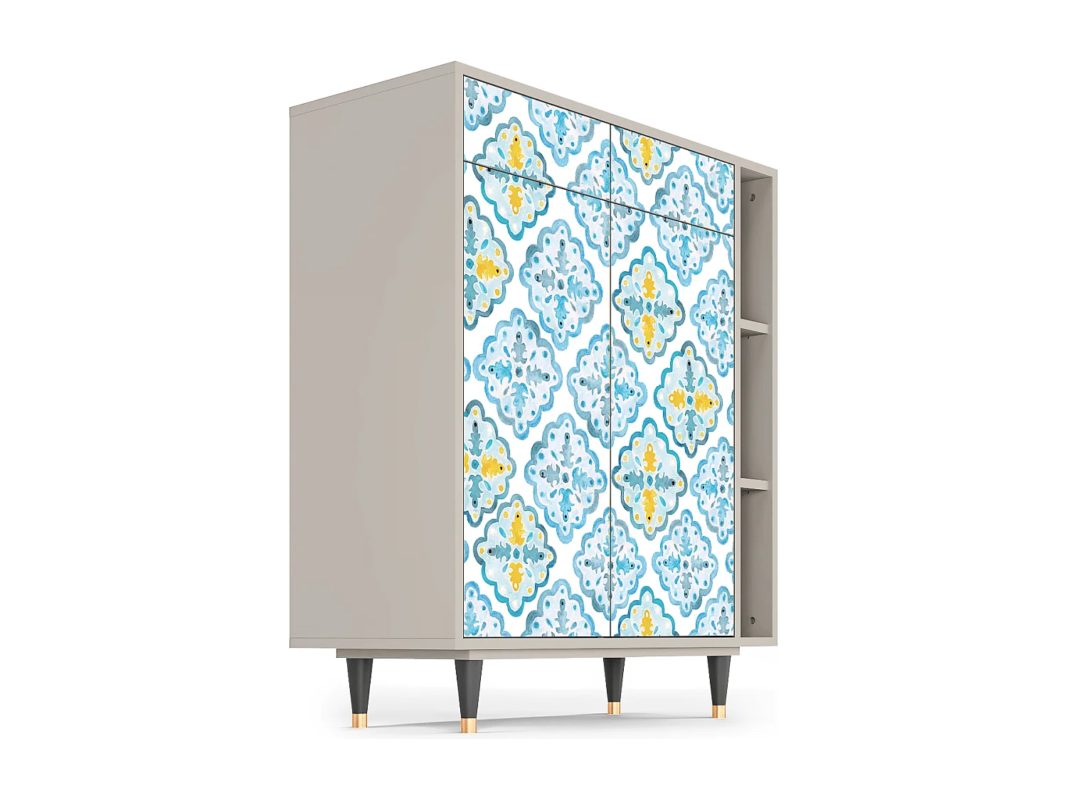 Dressoir - 96х110х41 cm - BS6 - Portugese tiles, Zand