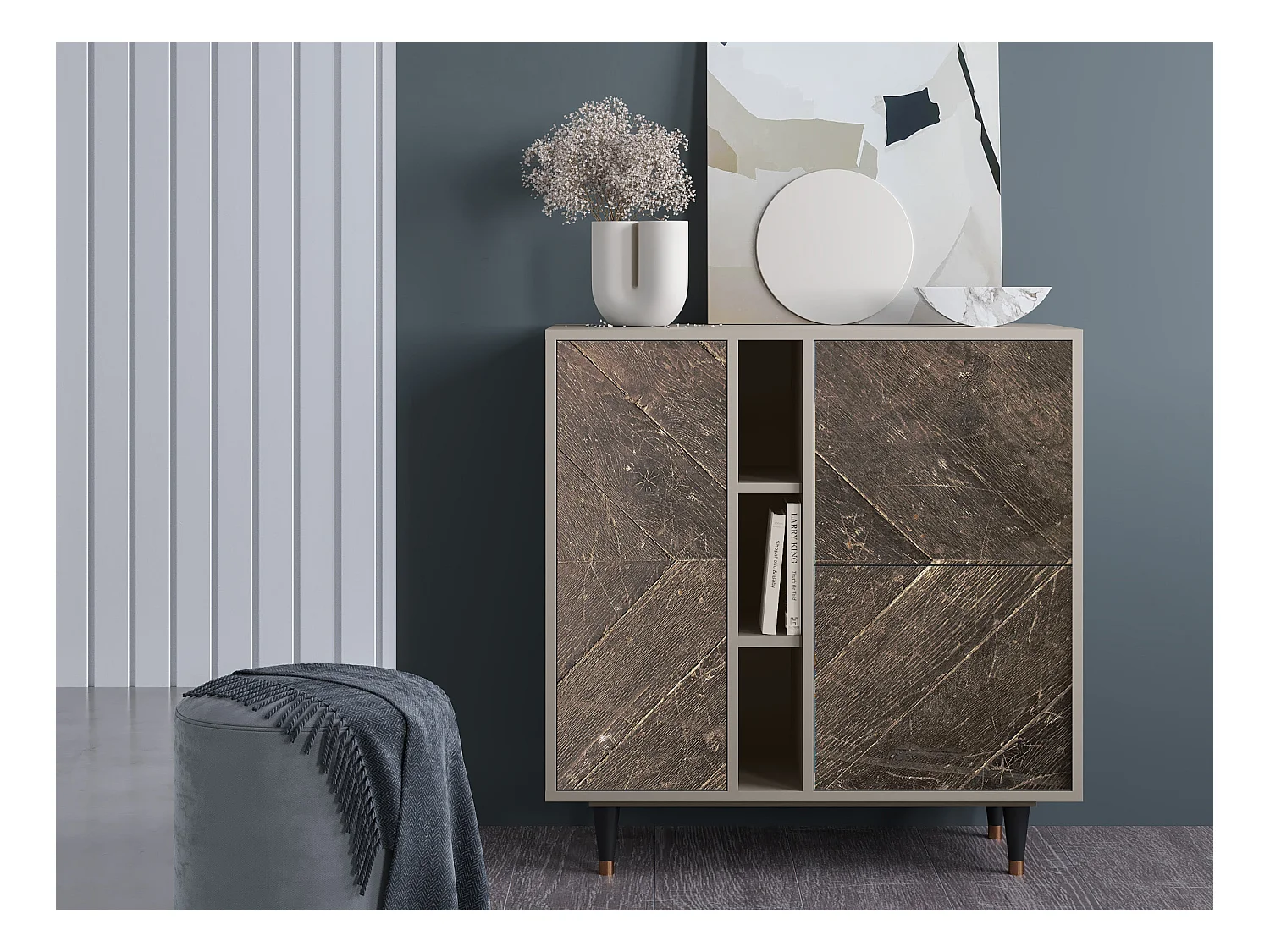 Credenza - 94х96х41 cm - BS5 - Wise Tree, Sabbia