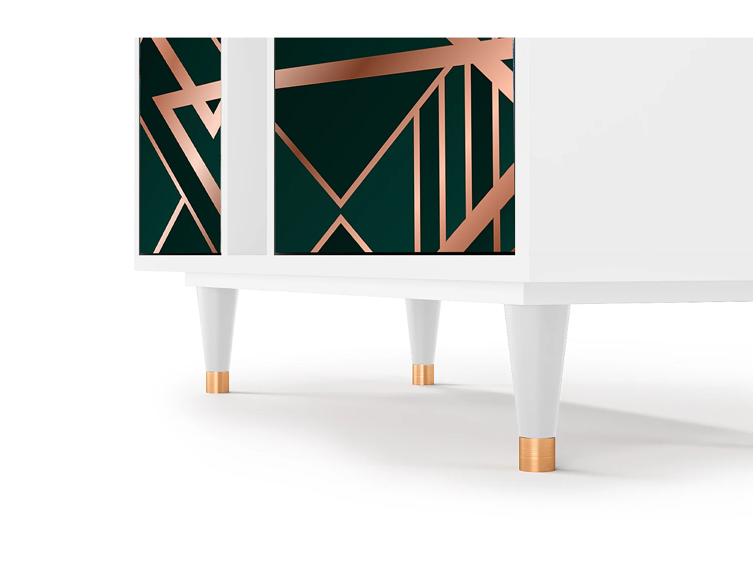 Dressoir - 94х96х41 cm - BS5 - Emerald Gatsby, Wit