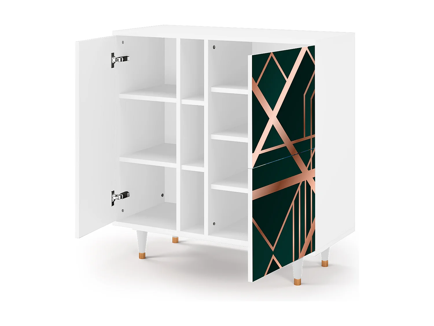 Dressoir - 94х96х41 cm - BS5 - Emerald Gatsby, Wit