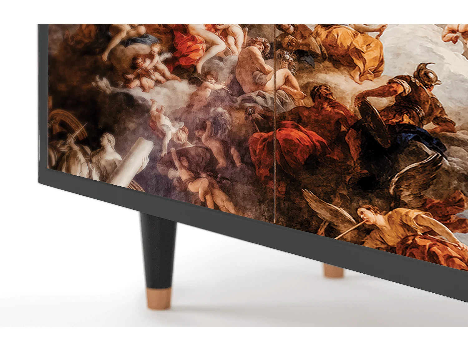 Kredens - 94x96x48 cm - BS3 - Versailles, Antracyt