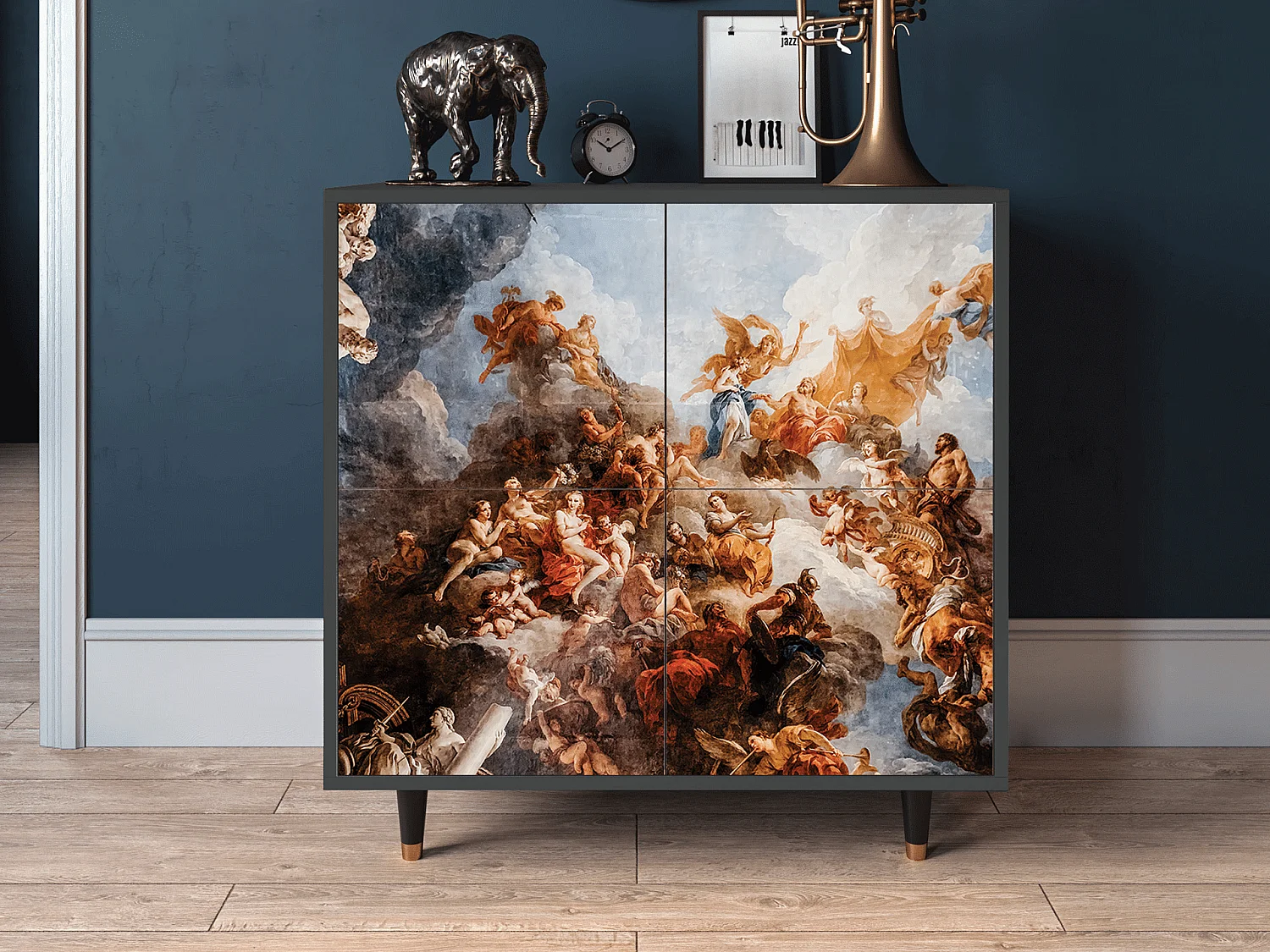 Buffet - 94x96x48 cm - BS3 - Versailles, Anthracite