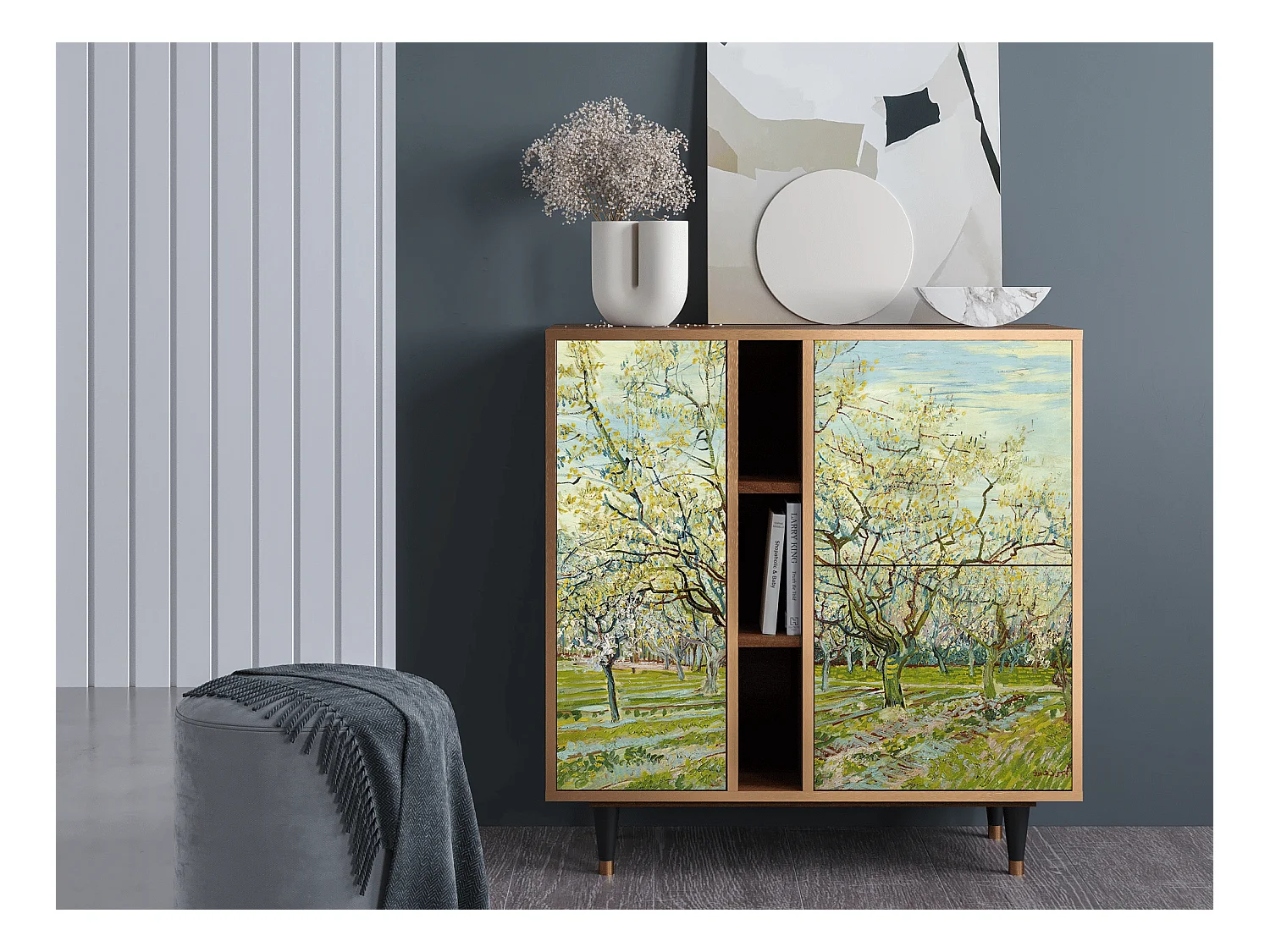 Buffet - 94х96х41 cm - BS5 - The Blanc Orchard, Noyer