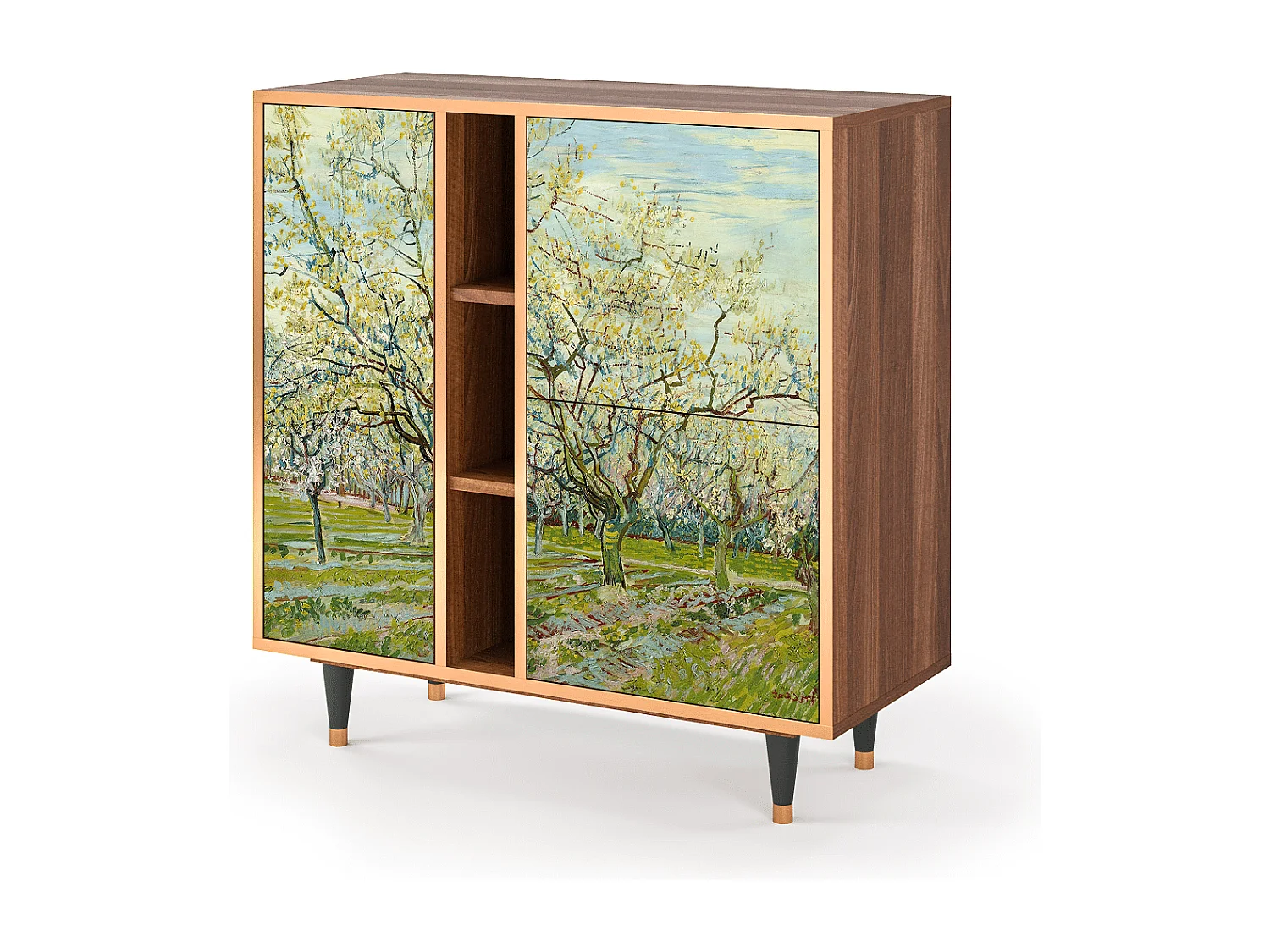 Sideboard - 94х96х41 cm - BS5 - The Weiß Orchard, Walnuss