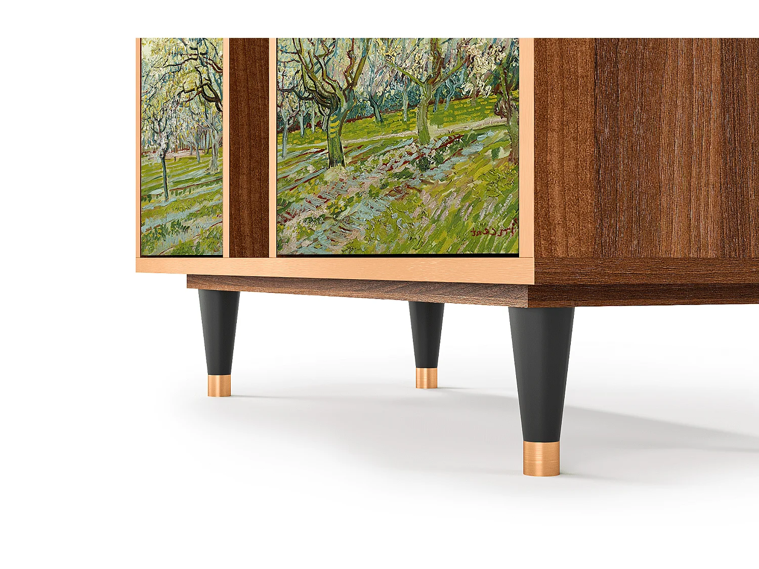 Sideboard - 94х96х41 cm - BS5 - The Weiß Orchard, Walnuss