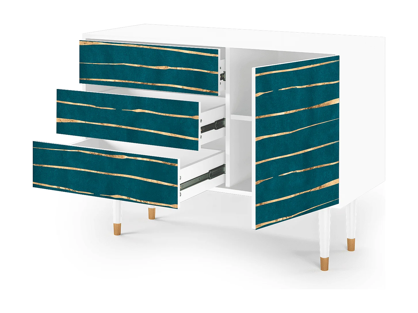 Sideboard - 115х84х41 cm - S3 - Ocean Drive, Weiß