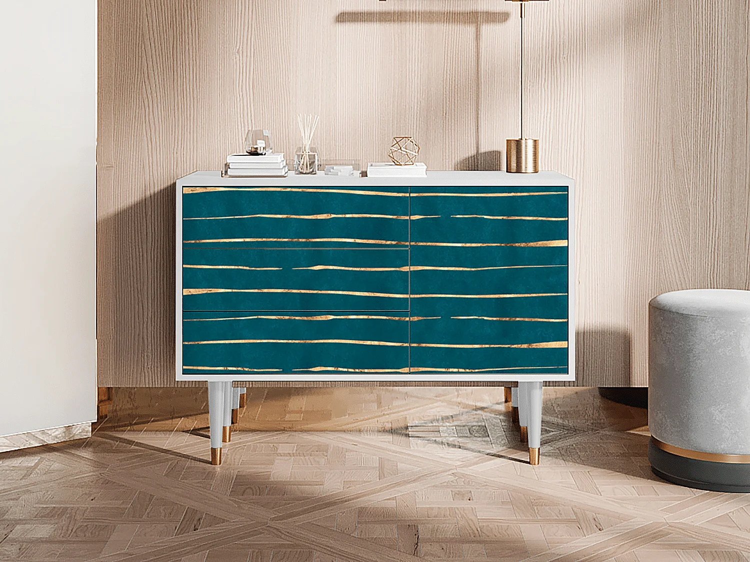 Credenza - 115х84х41 cm - S3 - Ocean Drive, Bianco