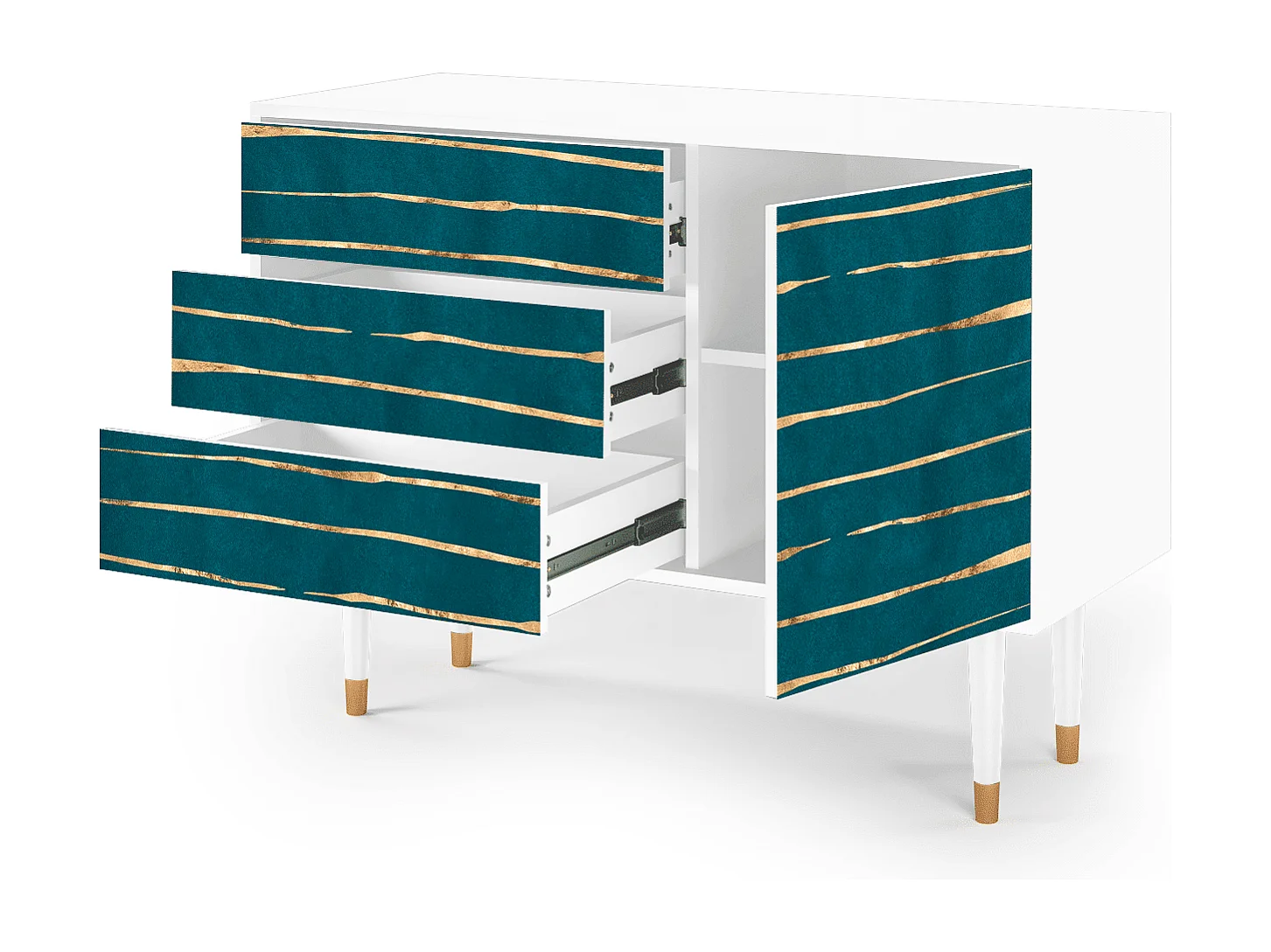 Credenza - 115х84х41 cm - S3 - Ocean Drive, Bianco