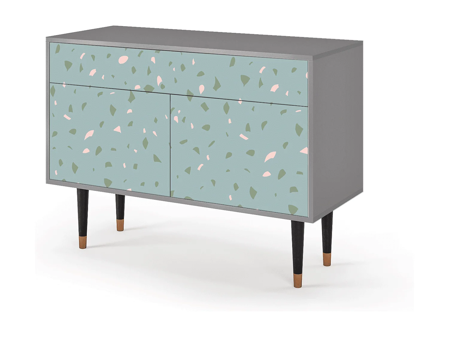 Credenza - 115x85x48 cm - BS4 - Blue Drops, Grigio