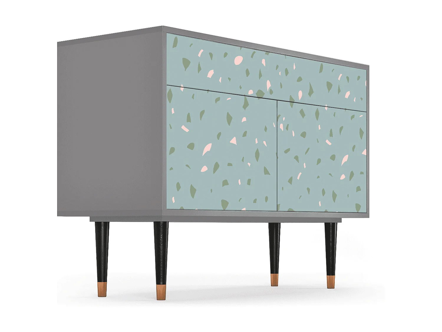Credenza - 115x85x48 cm - BS4 - Blue Drops, Grigio