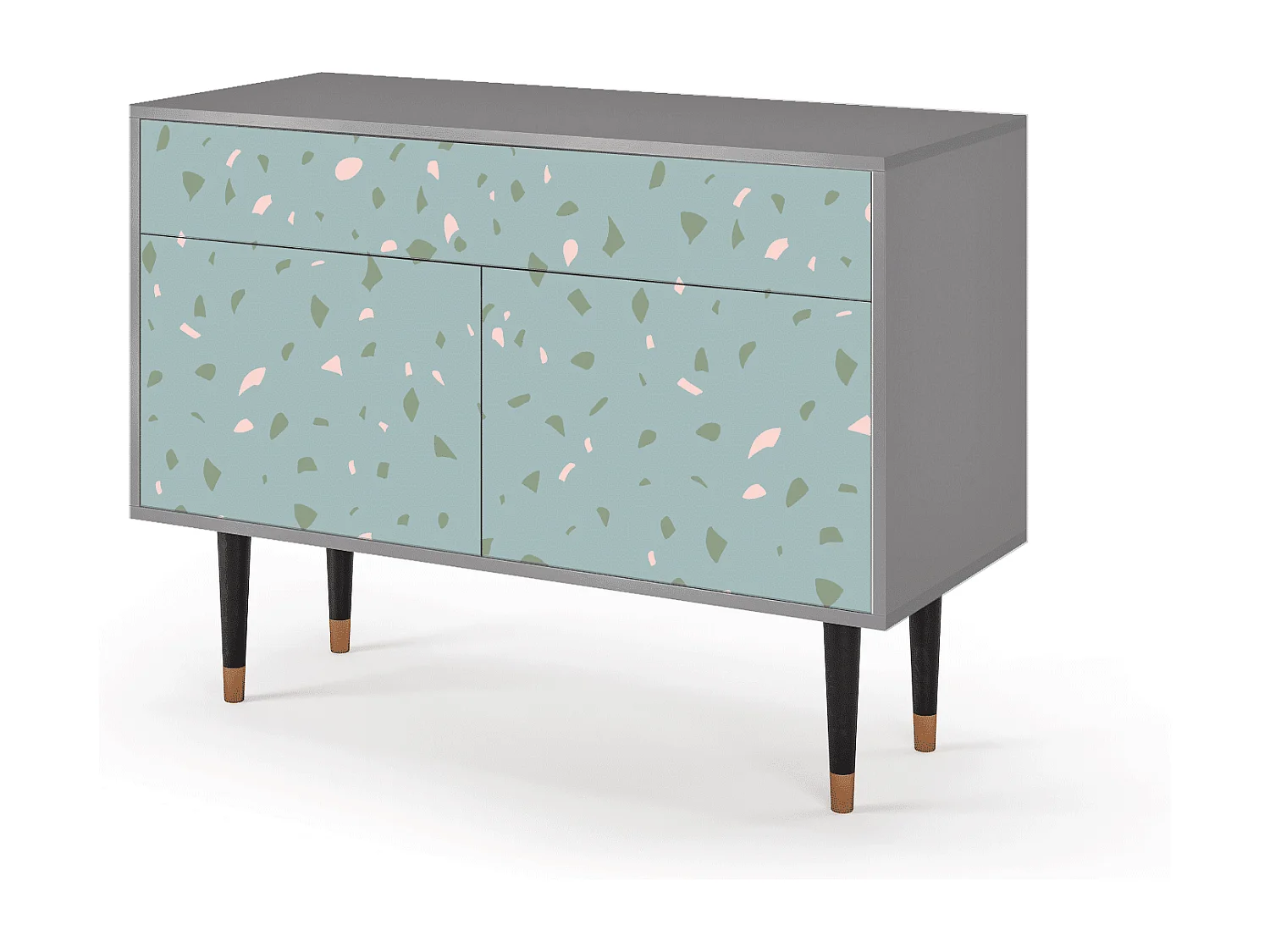 Buffet - 115x85x48 cm - BS4 - Blue Drops, Gris