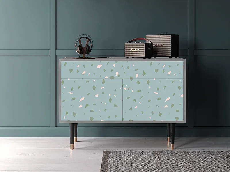 Credenza - 115x85x48 cm - BS4 - Blue Drops, Grigio