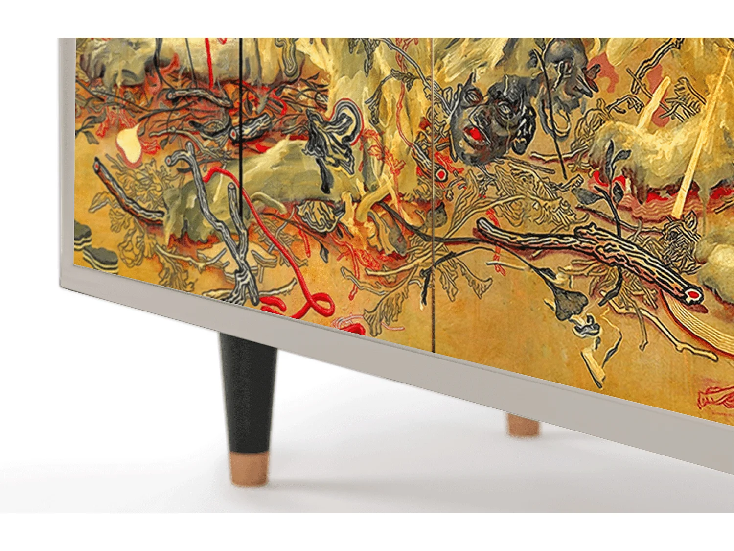 Aparador - 94x96x48 cm - BS3 - Blood by James Jean, Areia