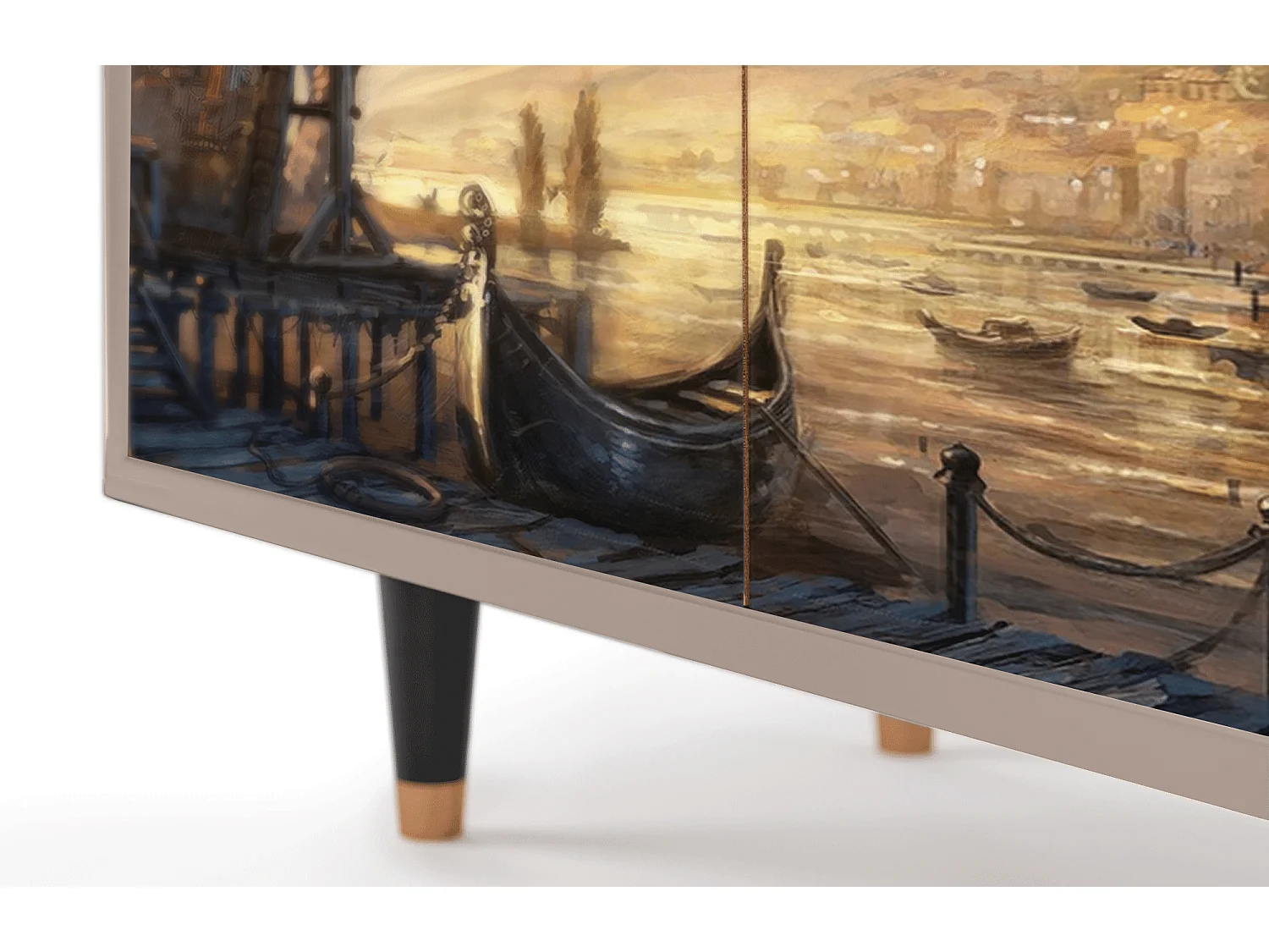 Buffet - 94x96x48 cm - BS3 - Venice, Latte