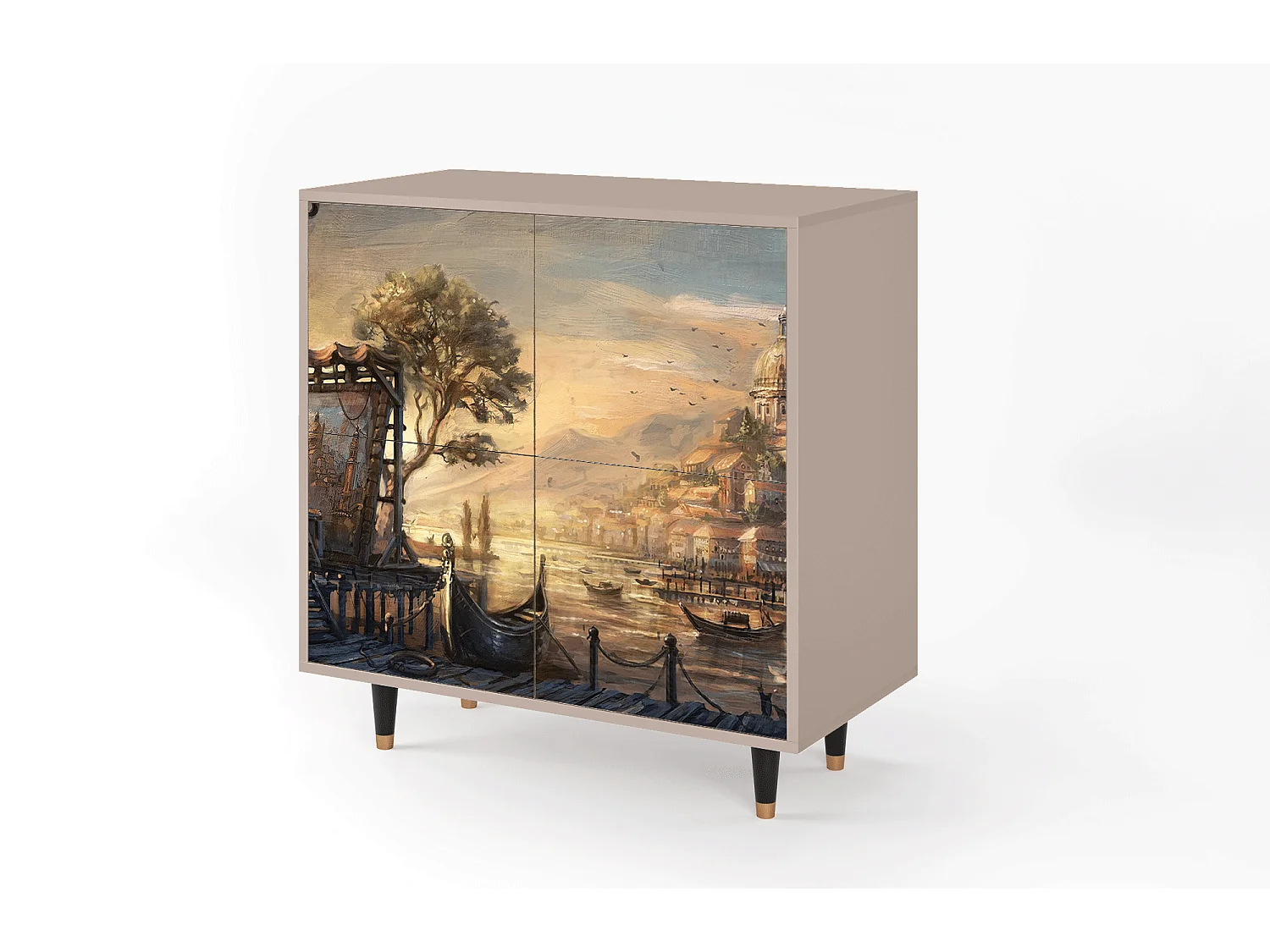 Buffet - 94x96x48 cm - BS3 - Venice, Latte