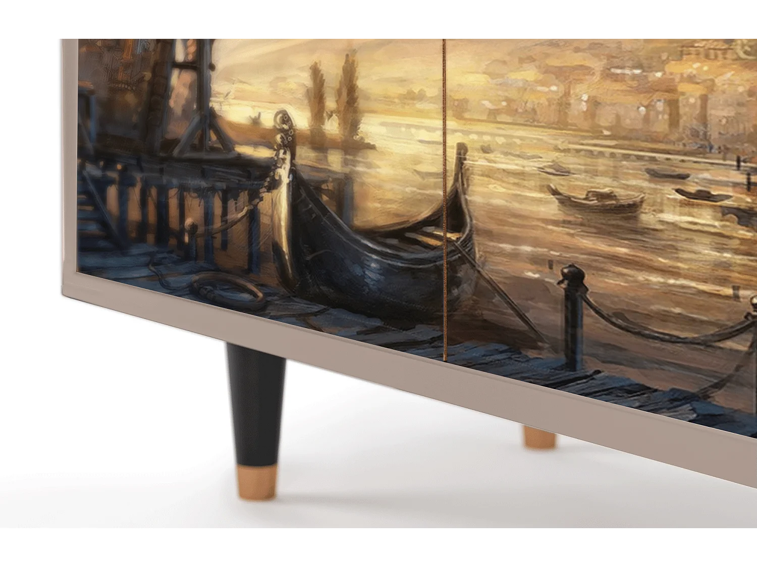 Buffet - 94x96x48 cm - BS3 - Venice, Latte