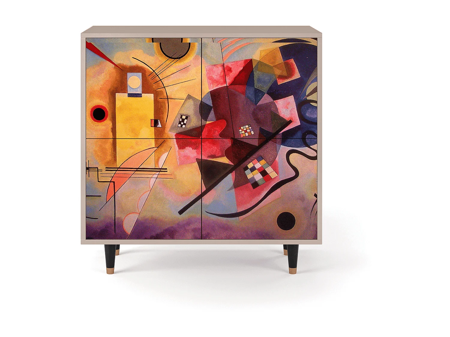 Aparador - 94x96x48 cm - BS3 - Modern Art, Latte