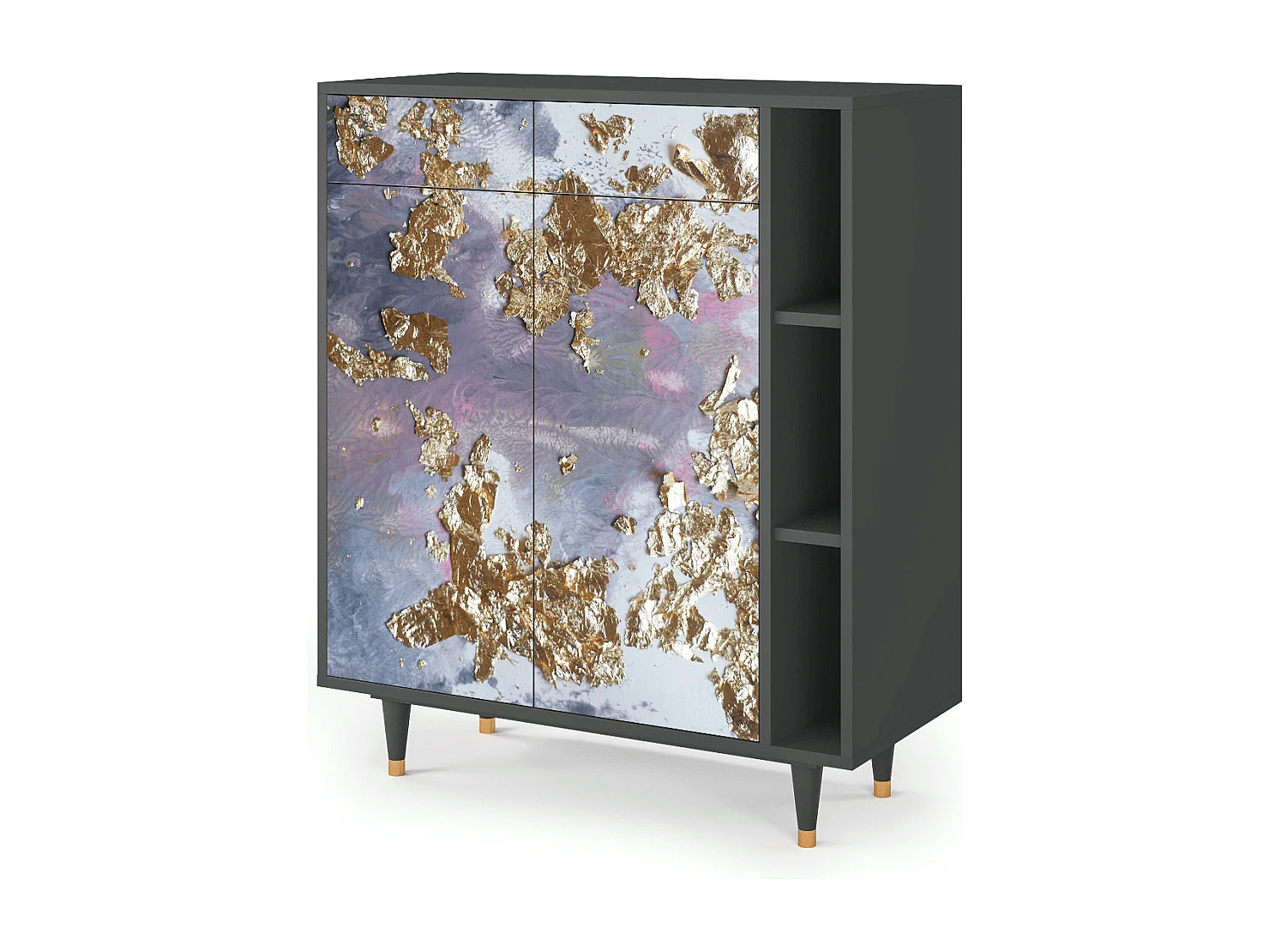 Buffet - 96х110х41 cm - BS6 - Planet Earth, Anthracite