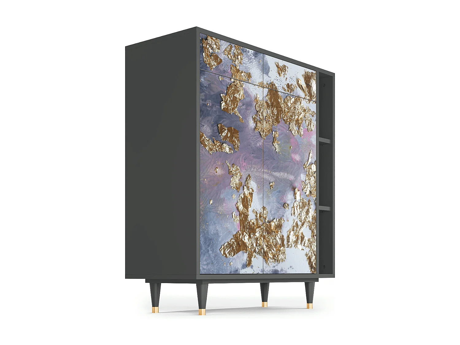 Buffet - 96х110х41 cm - BS6 - Planet Earth, Anthracite