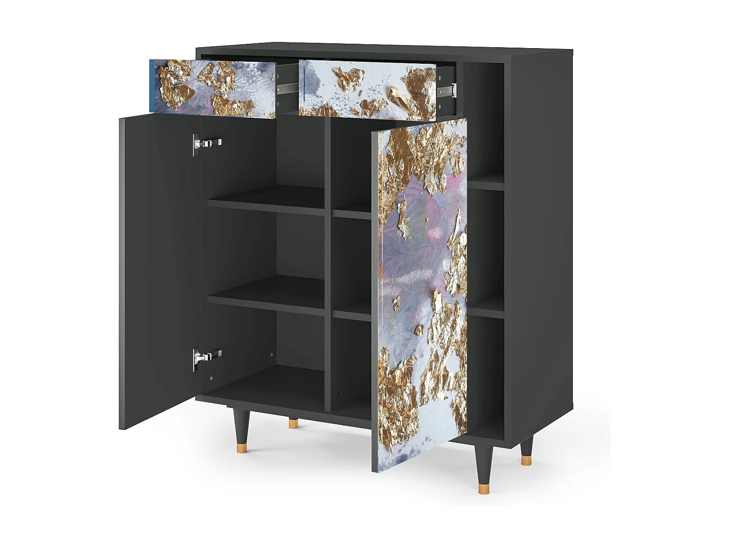 Aparador - 96х110х41 cm - BS6 - Planet Earth, Antracite