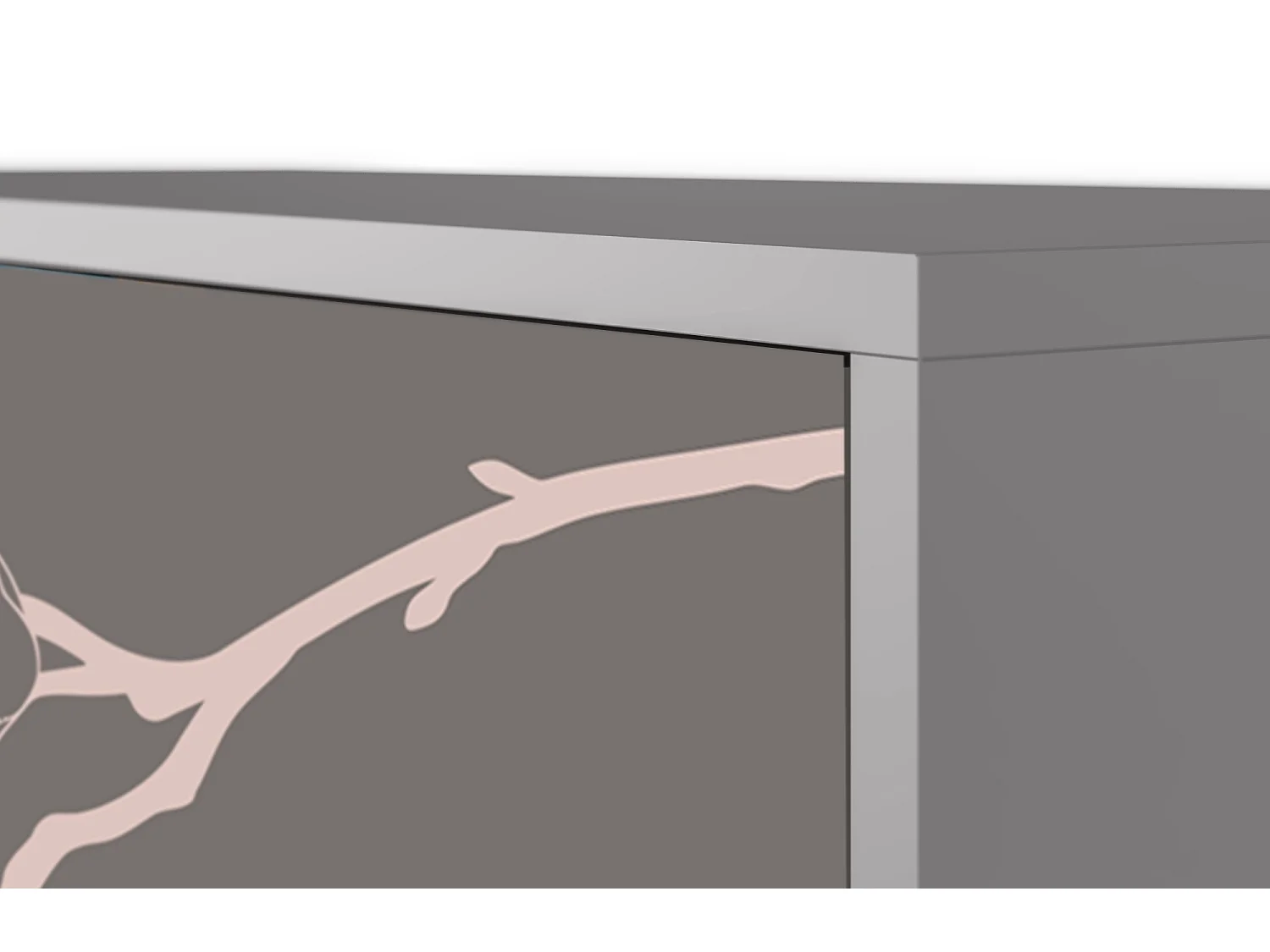 Sideboard - 115х84х41 cm - S3 - Cherry Blossom, Grau