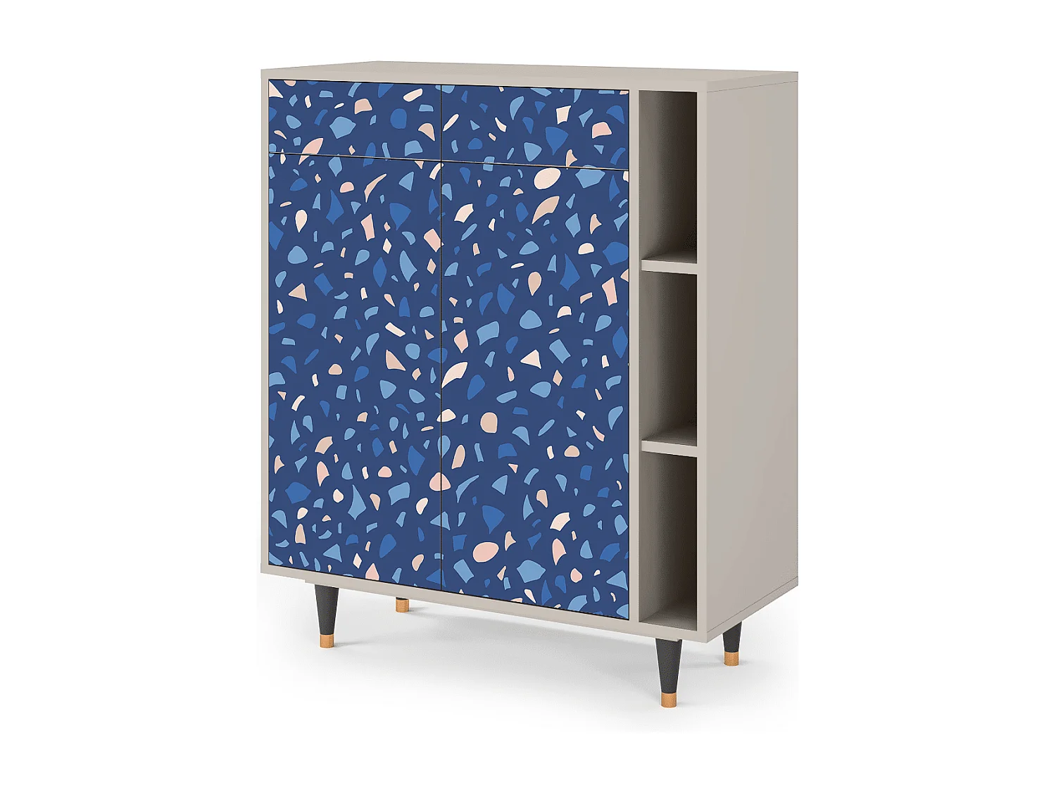 Aparador - 96х110х41 cm - BS6 - Soap Whirpool, Areia