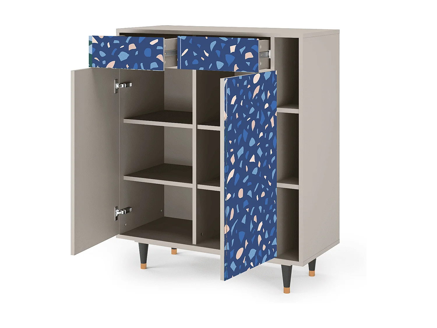 Aparador - 96х110х41 cm - BS6 - Soap Whirpool, Areia