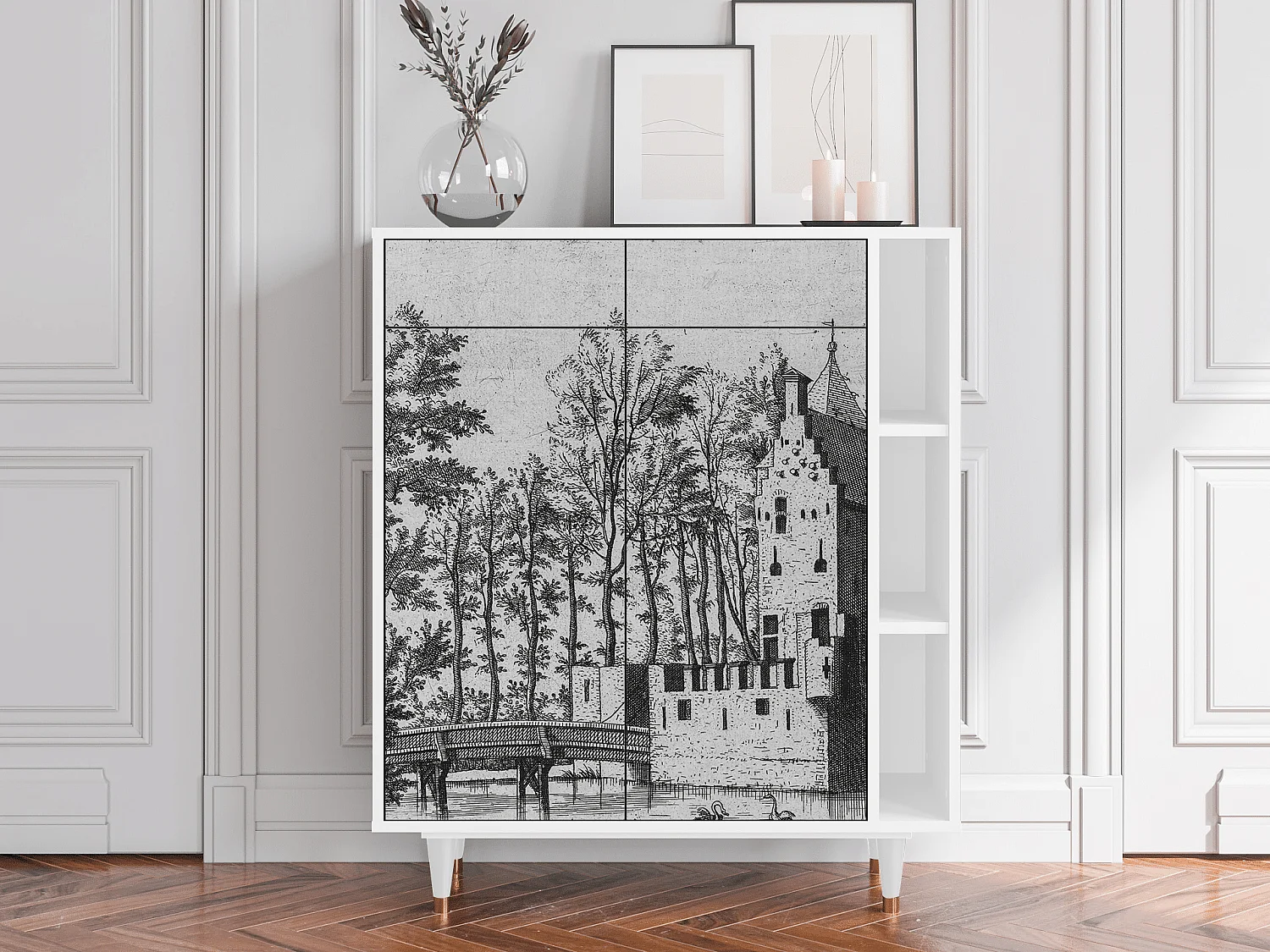 Buffet - 96х110х41 cm - BS6 - Castle by Breugel, Blanc