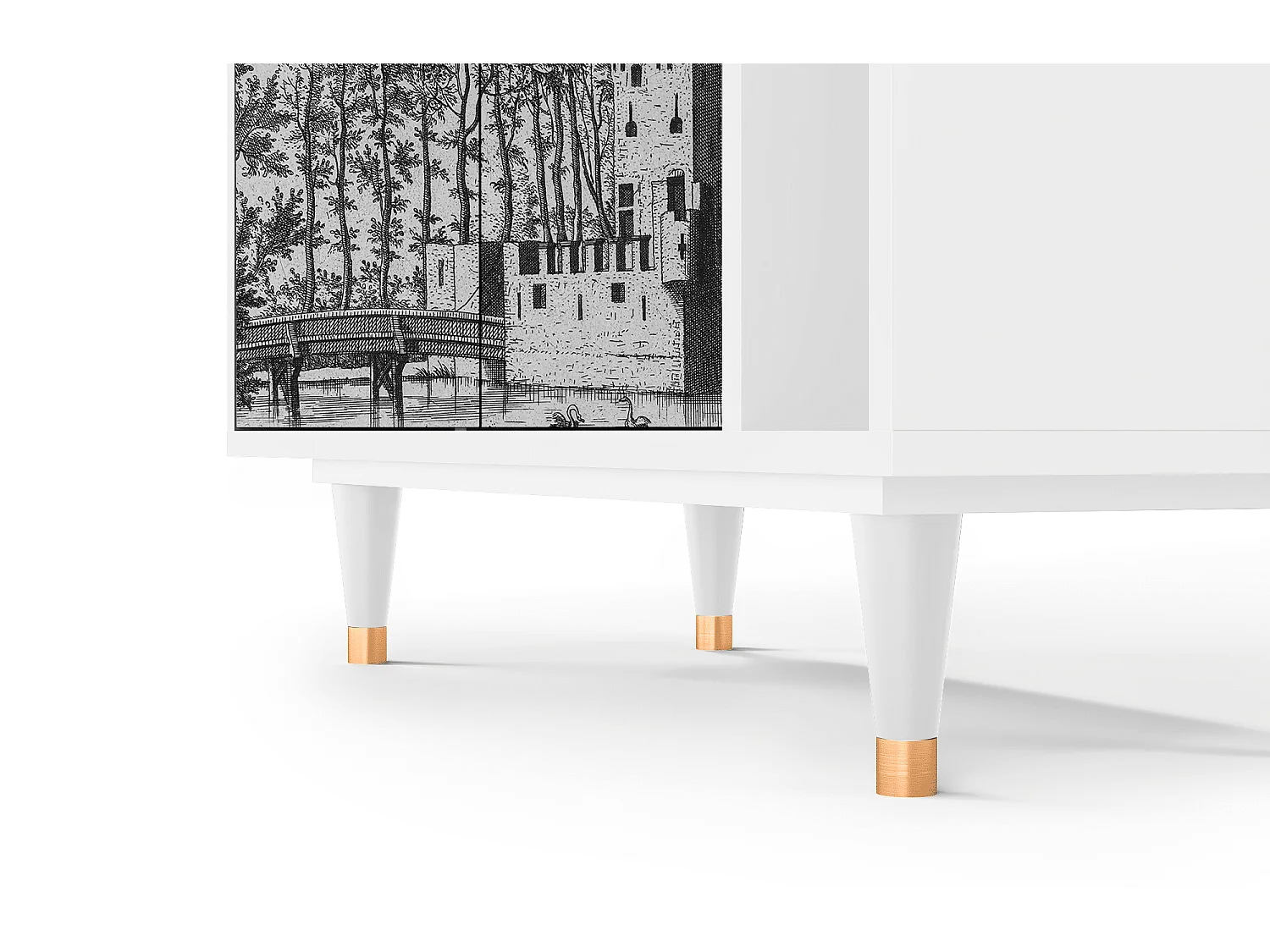 Buffet - 96х110х41 cm - BS6 - Castle by Breugel, Blanc