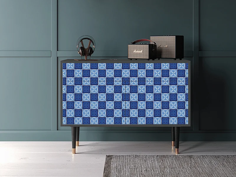 Kredens - 115x85x48 cm - BS4 - Light Path, Antracyt