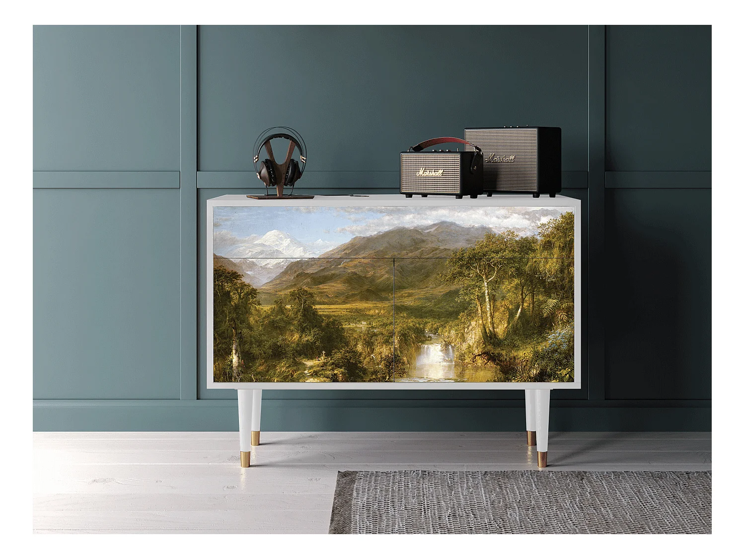 Aparador - 115x85x48 cm - BS4 - The Heart of the Andes , Branco
