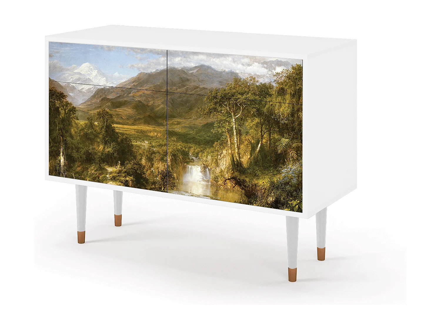 Buffet - 115x85x48 cm - BS4 - The Heart of the Andes , Blanc