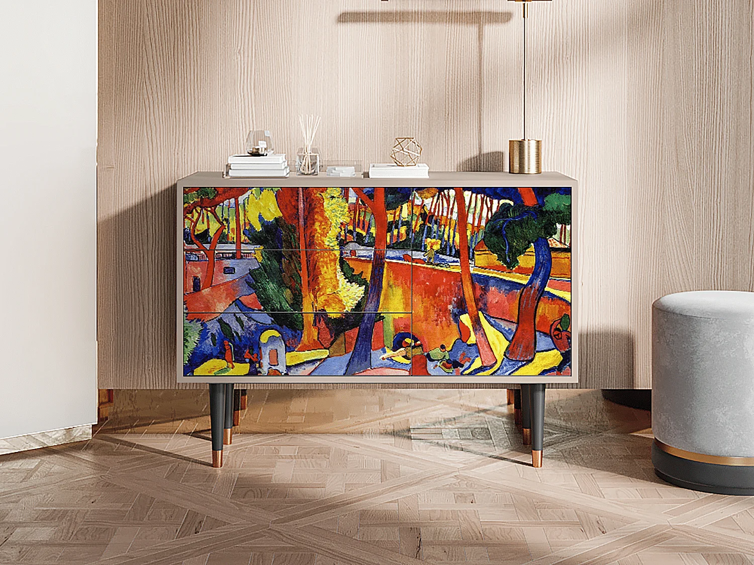 Buffet - 115х84х41 cm - S3 - The Turning Road, Latte