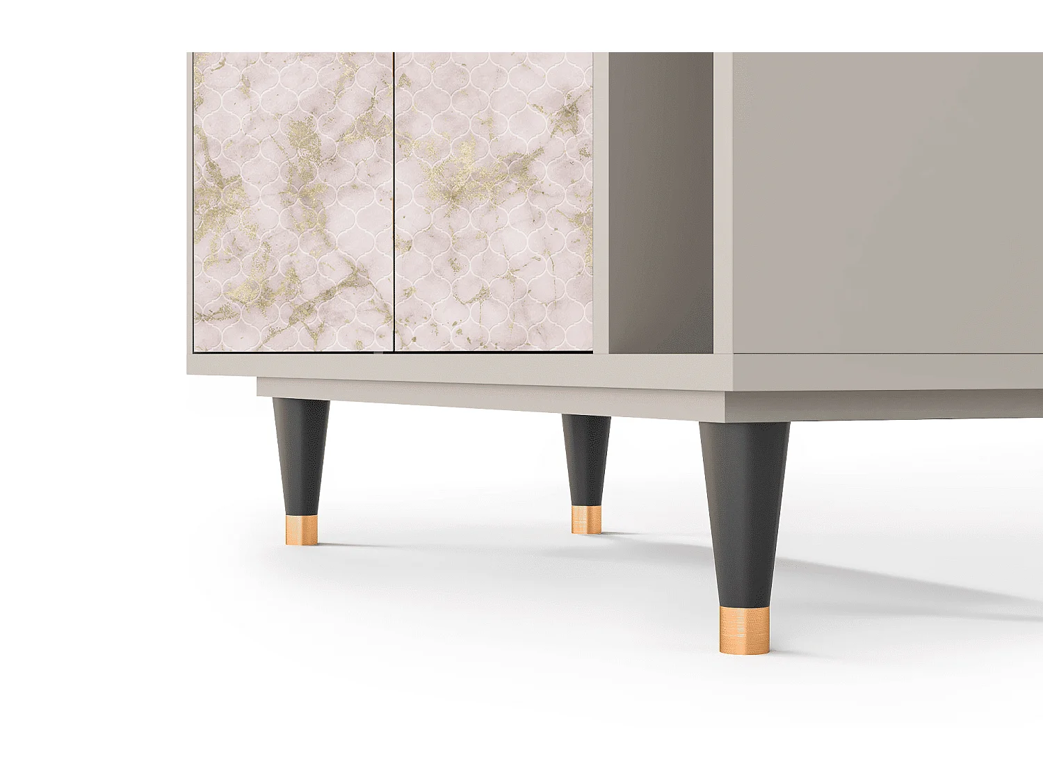 Buffet - 96х110х41 cm - BS6 - Dirty Roses, Sable