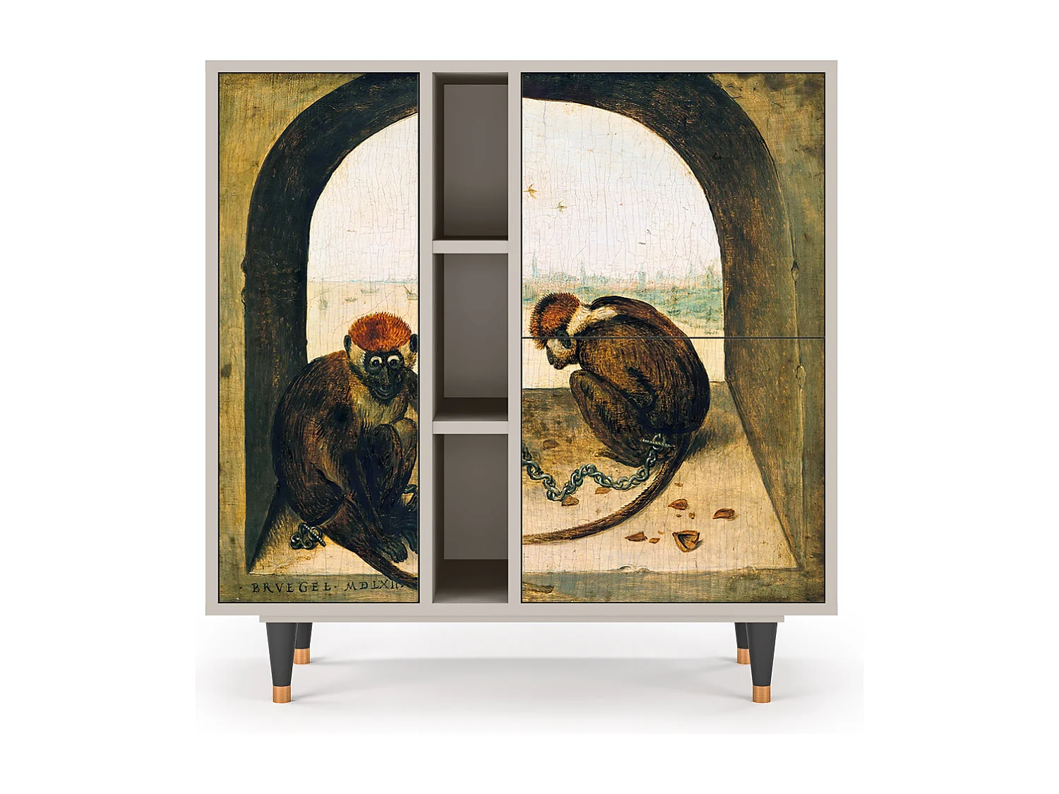 Buffet - 94х96х41 cm - BS5 - Two Monkeys, Sable