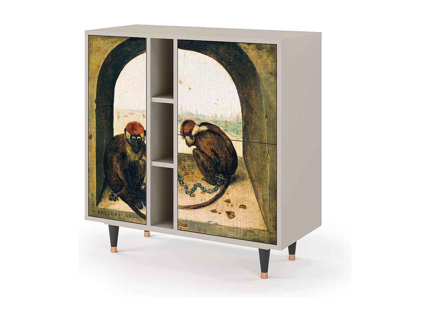 Buffet - 94х96х41 cm - BS5 - Two Monkeys, Sable