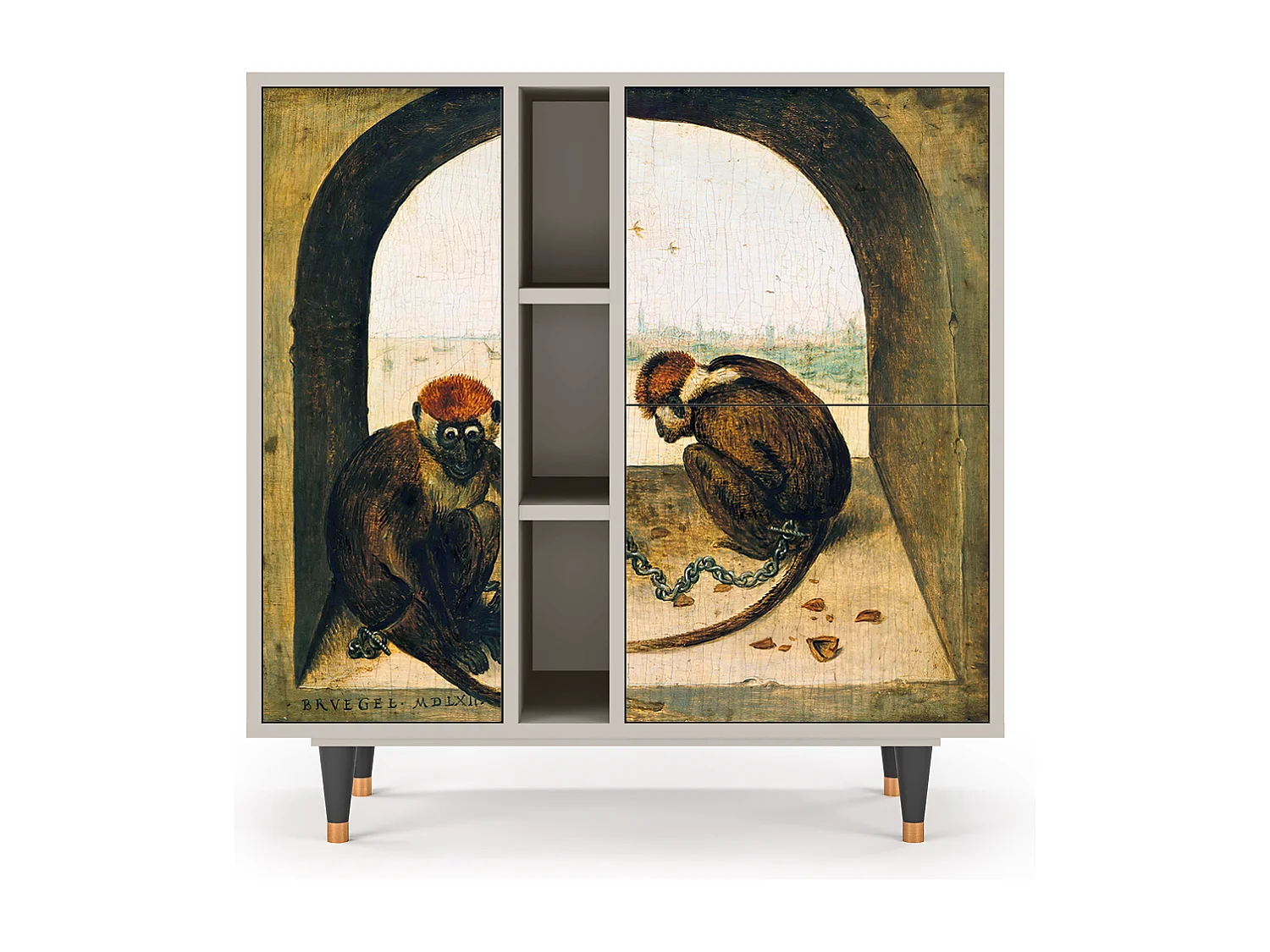 Buffet - 94х96х41 cm - BS5 - Two Monkeys, Sable