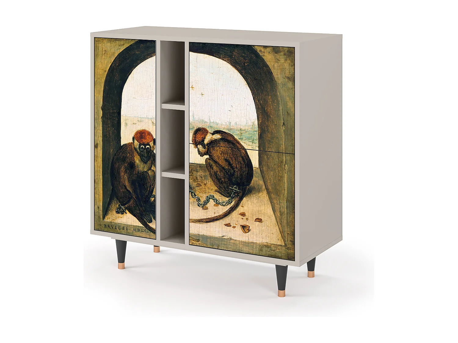 Buffet - 94х96х41 cm - BS5 - Two Monkeys, Sable