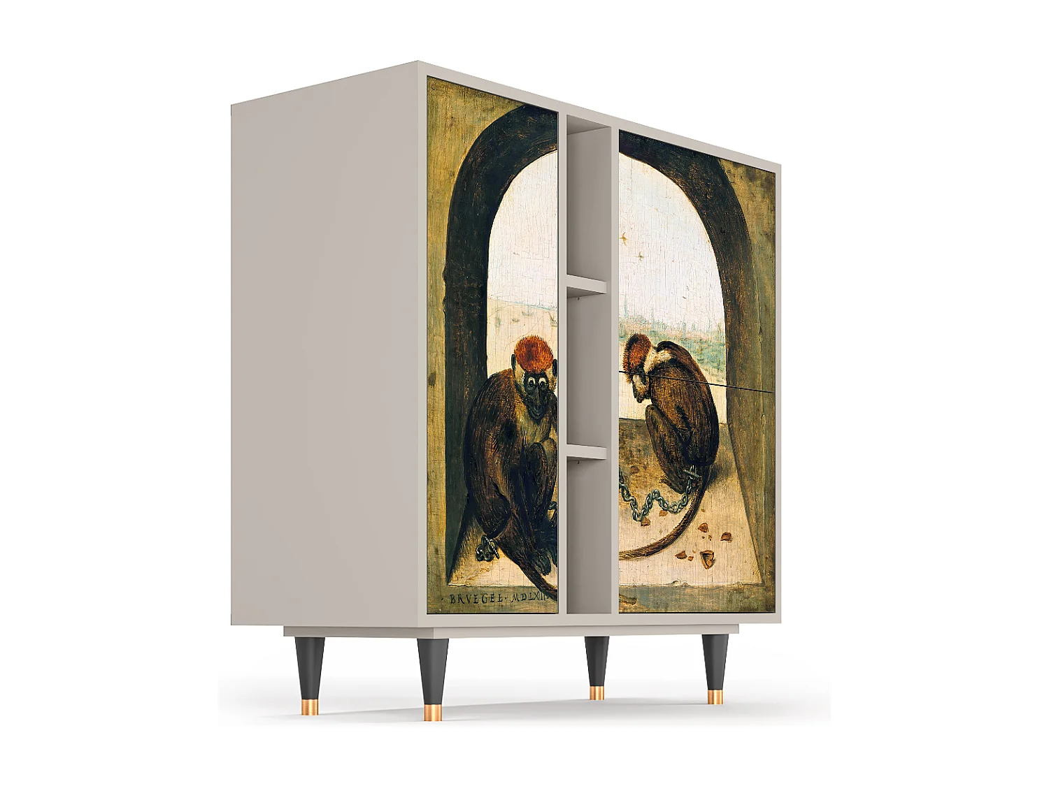 Buffet - 94х96х41 cm - BS5 - Two Monkeys, Sable