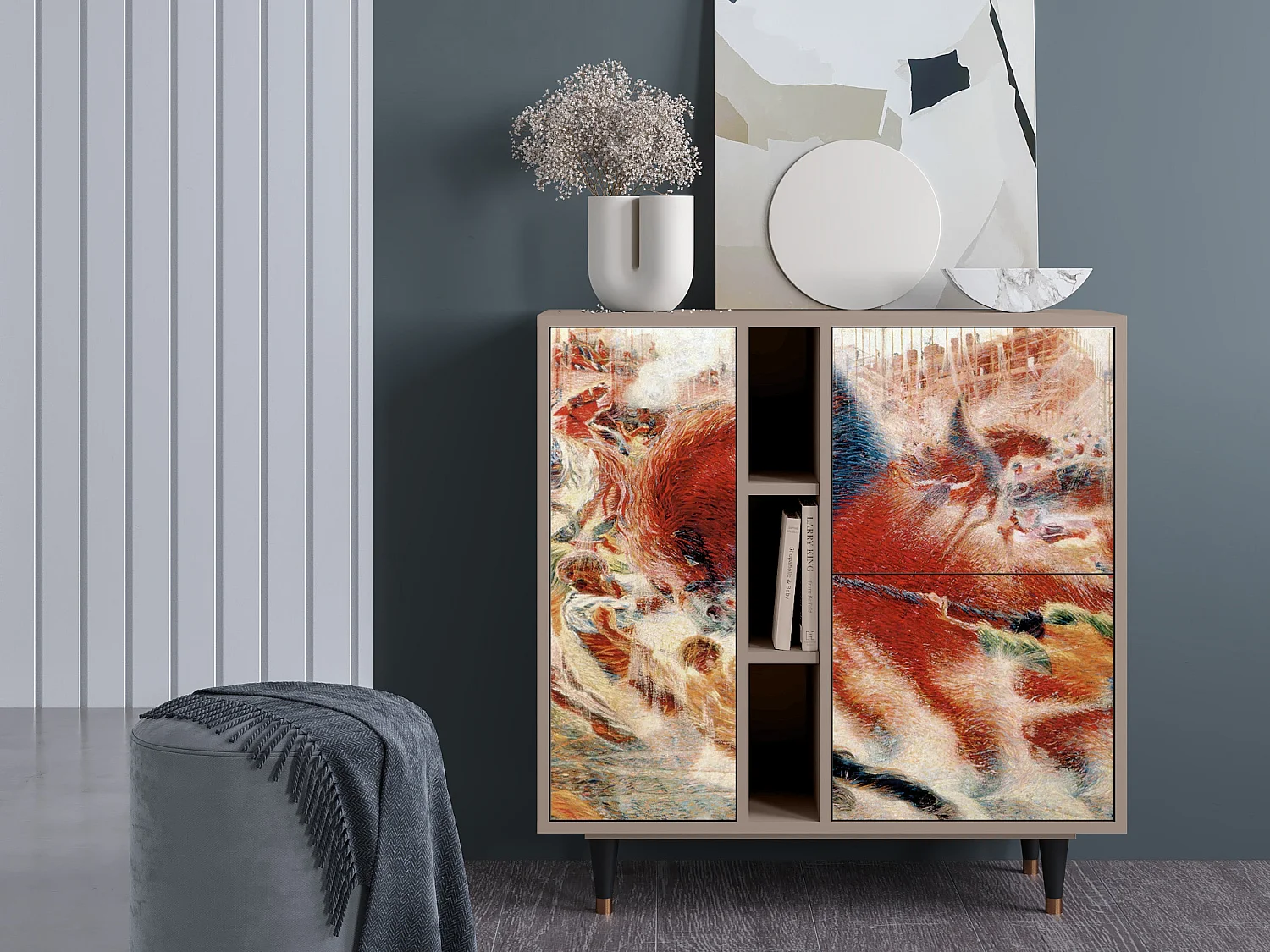 Buffet - 94х96х41 cm - BS5 - The City Rises, Latte