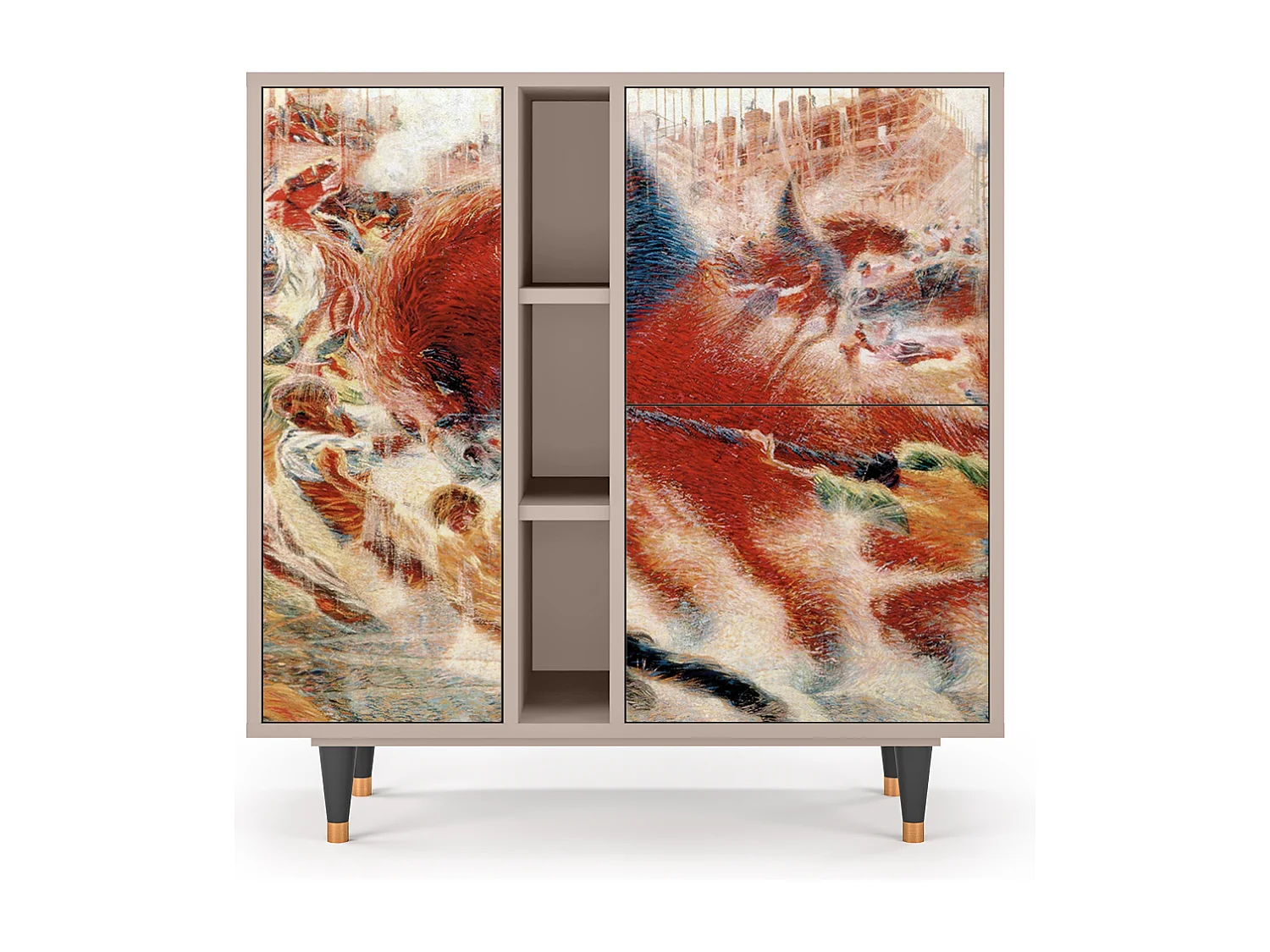 Buffet - 94х96х41 cm - BS5 - The City Rises, Latte