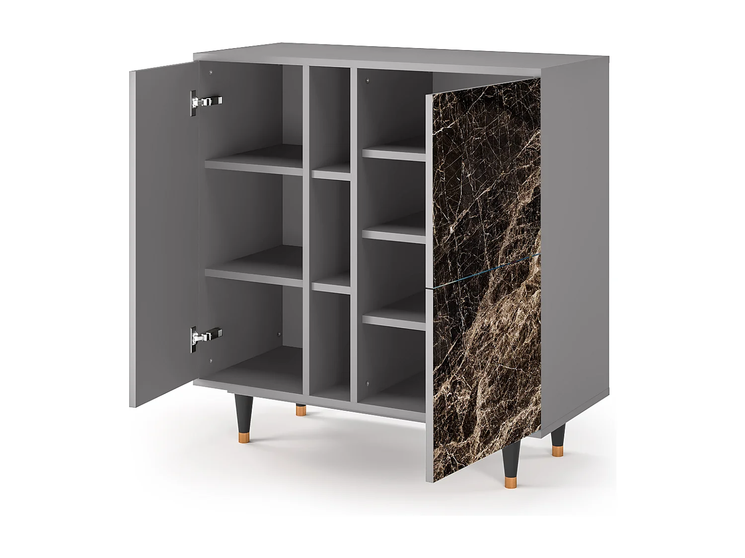 Buffet - 94х96х41 cm - BS5 - Night Abyss, Gris