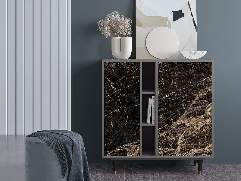 Sideboard - 94х96х41 cm - BS5 - Night Abyss, Grau